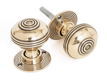 FTA 83855 POLISHED NICKEL 50MM PRESTBURY MORTICE/RIM KNOB SET
