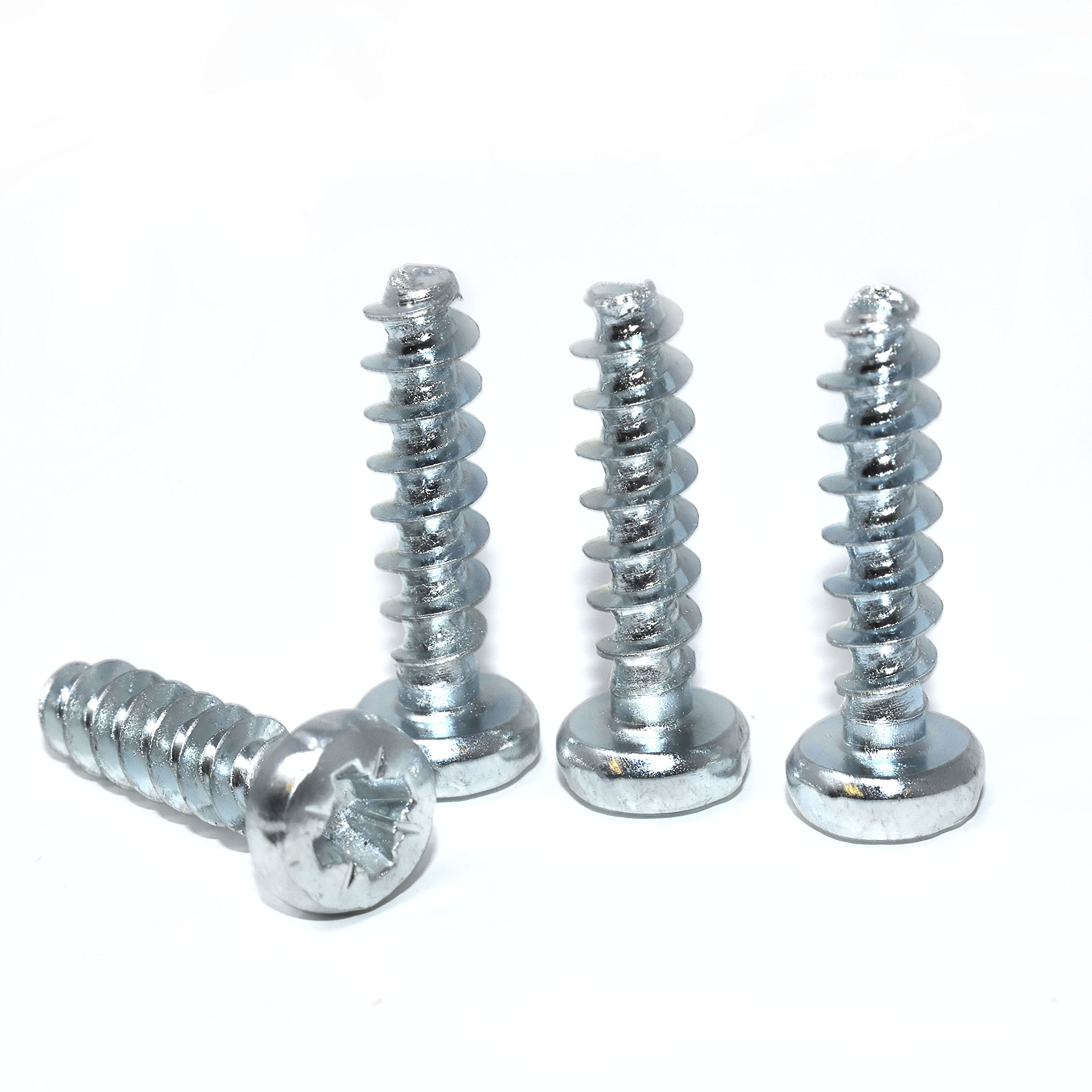 PLASFAST PAN HEAD SELF TAPPING SCREW - BZP POZI 30 - 4 x 10