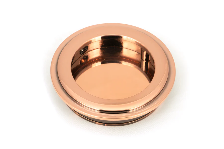FTA 50142 POLISHED BRONZE 60MM ART DECO ROUND PULL