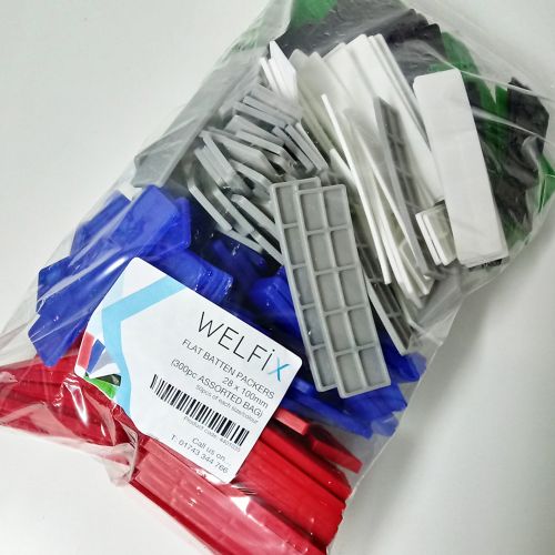 FLAT BATTEN PACKERS 28 X 100 X 1-6MM (MIXED PACK OF 300)