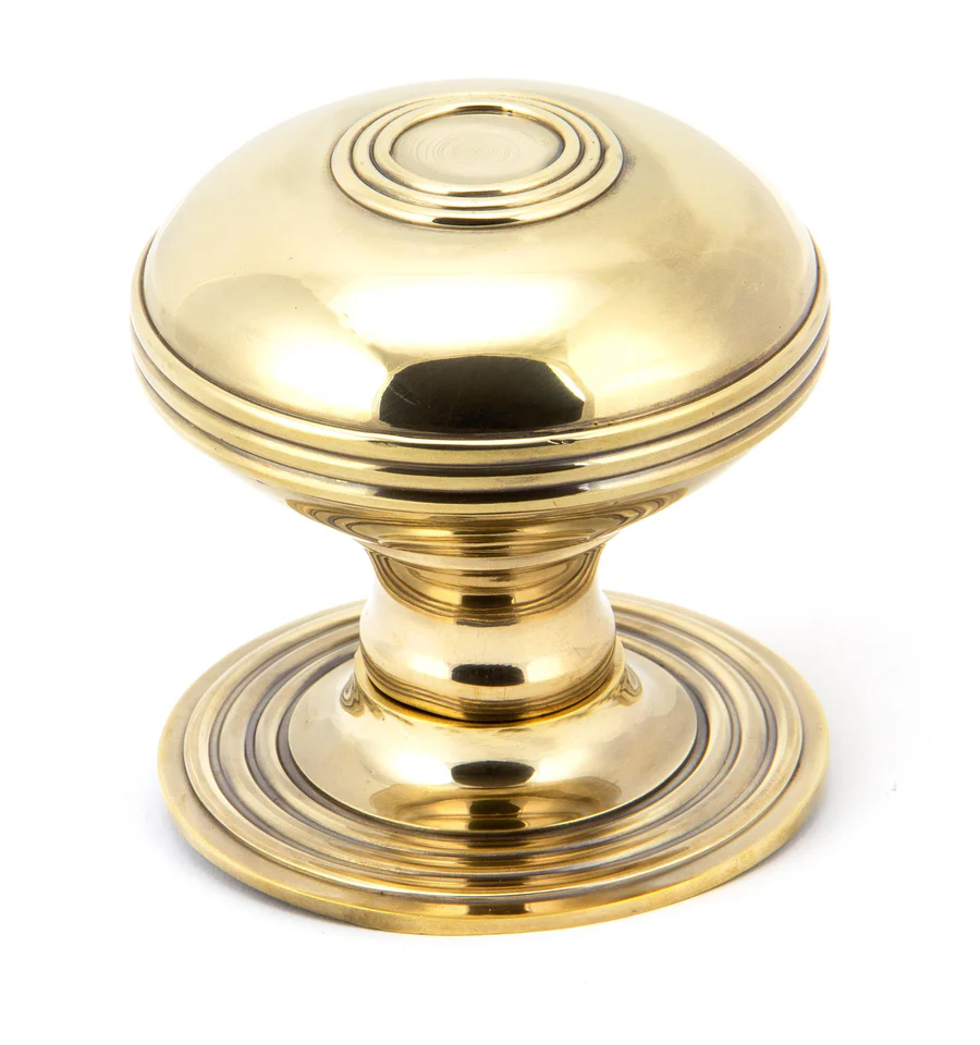 FTA 83782 AGED BRASS PRESTBURY CENTRE DOOR KNOB