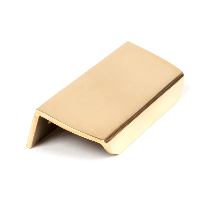 FTA 50691 AGED BRASS 100MM MOORE EDGE PULL